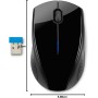 HP 220 - Ratón Inalámbrico (1600 PPP, 2 Botones y una Rueda de Desplazamiento, Tecnología LED Azul, Batería 15 Meses Duración,