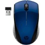 HP 220 - Ratón Inalámbrico (1600 PPP, 2 Botones y una Rueda de Desplazamiento, Tecnología LED Azul, Batería 15 Meses Duración,