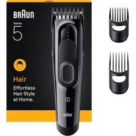 Braun Cortapelos Series 5 HC5530, Máquina De Cortar Pelo Para Hombre, +3 Accesorios De Styling, Lámina De Corte Ultra Afilada,