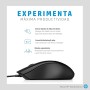 HP 100 - Ratón con Cable (1600 PPP, 2 Botones y Rueda de Desplazamiento, Conexión con cable USB, Windwos), Color Negro