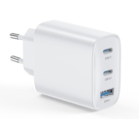 Cargador USB C 40W 3-Puertos Enchufe Cargador USBC Tipo c Carga Rapida Carregador Multiple Rapido for iPhone 16 15 14 13 12 11