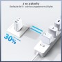 Cargador USB C 40W 3-Puertos Enchufe Cargador USBC Tipo c Carga Rapida Carregador Multiple Rapido for iPhone 16 15 14 13 12 11