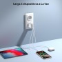 Cargador USB C 40W 3-Puertos Enchufe Cargador USBC Tipo c Carga Rapida Carregador Multiple Rapido for iPhone 16 15 14 13 12 11