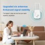 Repetidor WiFi inalámbrico de 1200Mbps, extensor de señal inalámbrico 