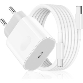 Cargador Carga Rapida para iPhone 16/16 Pro/16 Pro Max/16 Plus/15/15 Pro/15 Pro Max/15 Plus/iPad Pro/iPad Air, 27W USB C