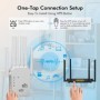 Repetidor WiFi inalámbrico de 1200Mbps, extensor de señal inalámbrico 