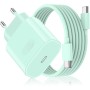 Cargador Carga Rapida para iPhone 16/16 Pro/16 Pro Max/16 Plus/15/15 Pro/15 Pro Max/15 Plus/iPad Pro/iPad Air, 27W USB C