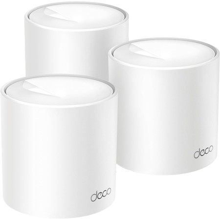 [NUEVO]TP-Link Deco X1500 (3-Pack) - Sistema WiFi 6 AI Mesh, AX1500 Doble Banda 2.4 GHz/5 GHz, Cobertura hasta 600 m2, 3X