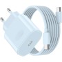 Cargador Carga Rapida para iPhone 16/16 Pro/16 Pro Max/16 Plus/15/15 Pro/15 Pro Max/15 Plus/iPad Pro/iPad Air, 27W USB C
