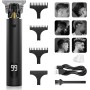 Cortapelos Para Hombre, Maquina de Afeitar Hombre en T, Maquina de Cortar Pelo Hombre con LCD, Inalámbrica Cortadora de Pelo