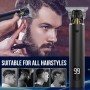 Cortapelos Para Hombre, Maquina de Afeitar Hombre en T, Maquina de Cortar Pelo Hombre con LCD, Inalámbrica Cortadora de Pelo