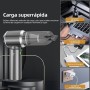 NVKHG Aspirador de Mano, 18000Pa Mini Aspirador Recargable, Aspiradoras de Mano Coche 3 en 1 con Motor sin escobillas, Aspirador