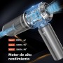 NVKHG Aspirador de Mano, 18000Pa Mini Aspirador Recargable, Aspiradoras de Mano Coche 3 en 1 con Motor sin escobillas, Aspirador