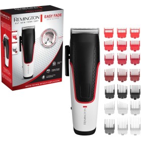 Remington Máquina de Cortar Pelo Easy Fade - Cortapelos con Cable e Inalámbrico, Cuchillas Acero de Calidad Japonesa, 10 Peines