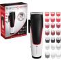 Remington Máquina de Cortar Pelo Easy Fade - Cortapelos con Cable e Inalámbrico, Cuchillas Acero de Calidad Japonesa, 10 Peines