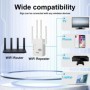 Repetidor WiFi inalámbrico 5G de 1200Mbps, extensor WiFi de 300Mbps y 