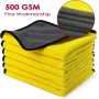 Fousenuk Set de 6 Bayetas Microfibra Coche, Paños Microfibra Suaves, Absorbentes y sin Pelusas, no Rayan la Pintura Secado