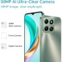HONOR X6b 4G Smartphone 4GB 128GB, Cámara de 50MP, 5200mAh Batería, 6.56" 90Hz TFTLCD, Android 14, Dual Sim, NFC, Verde