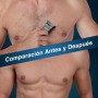 KENSEN Afeitadora Corporal Masculina, Depiladora Corporal Impermeable con Cuchillas de Cerámica y Peine Magnético Ajustable (1-5
