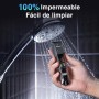 KENSEN Afeitadora Corporal Masculina, Depiladora Corporal Impermeable con Cuchillas de Cerámica y Peine Magnético Ajustable (1-5