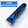 BarberBoss Recortadora de barba y pelo inalámbrica autoafilable, resistente al agua con cuchillas de cerámica, pantalla LED,