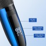 BarberBoss Recortadora de barba y pelo inalámbrica autoafilable, resistente al agua con cuchillas de cerámica, pantalla LED,