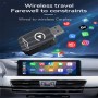 Adaptador Carplay Inalámbrico, actualización 2025 Wireless CarPlay para Coches, Convierte Adaptador Carplay con Cable a