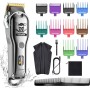 Hatteker Cortapelos Profesional Maquina de Cortar Pelos para hombre Recortadora de barba Recortador de pelo lPX7 Recargable USB