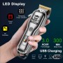 Hatteker Cortapelos Profesional Maquina de Cortar Pelos para hombre Recortadora de barba Recortador de pelo lPX7 Recargable USB