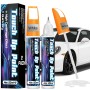 prowithlin Reparador de Reparador Arañazos Coche, Paquete de 2 Reparador de Arañazos Coche, Bolígrafo de Pintura para Coche Dos