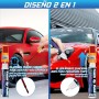 prowithlin Reparador de Reparador Arañazos Coche, Paquete de 2 Reparador de Arañazos Coche, Bolígrafo de Pintura para Coche Dos