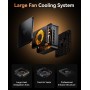 NiPoGi E3B Mini PC, AMD Ryzen 7 5700U 16GB DDR4 512GB SSD Mini Ordenador de Sobremesa, Triple Monitor 4K@60Hz (HDMI 2.0/ USB-C/