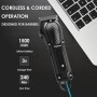 KEMEI Cortapelos para hombres, cortadora de barbero profesional para cortar el cabello, sin cable y con cable, recortadora de