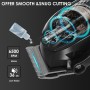 KEMEI Cortapelos para hombres, cortadora de barbero profesional para cortar el cabello, sin cable y con cable, recortadora de