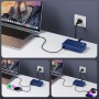 200W Cargador USB C Multiple, GAN III 8-Port USB C Cargador Portátil PD QC PPS Carga Rápida, 65W Portátil Adaptador Cargador
