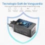 ARZOPA 65W Cargador USB C Rápida PD3.0 GAN Cargador Portatil 3 Puertos Enchufe USBC Cargador Movil Múltiple Tipo C Compatible