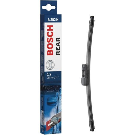 Escobilla limpiaparabrisas Bosch Rear A282H, Longitud: 280mm – 1 escobilla limpiaparabrisas para la ventana trasera