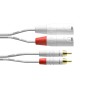 CORDIAL Cable audio doble XLR Male/Rca 3 m Cable AUDIO Essentials RCA