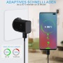 KAIMENGLONG Adaptive Cargador Rápido para Samsung Galaxy S22 S21 S21FE S21+ S20FE S20 S20 Ultra S10 S10e S9 S8 A80 A72 A71 A51
