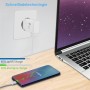 KAIMENGLONG Adaptive Cargador Rápido para Samsung Galaxy S22 S21 S21FE S21+ S20FE S20 S20 Ultra S10 S10e S9 S8 A80 A72 A71 A51