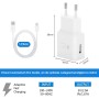 KAIMENGLONG Adaptive Cargador Rápido para Samsung Galaxy S22 S21 S21FE S21+ S20FE S20 S20 Ultra S10 S10e S9 S8 A80 A72 A71 A51