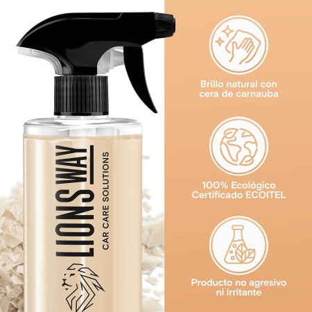 Cera De Carnauba Para Coche 100% Pura. Tratamiento Ceramico E Hidrofóbico (Coche Y Moto). Sin Silicona. Cera Coche Alto Brillo