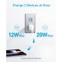 Anker Cargador iPhone Carga Rapida de 33W, 323 Cargador USB C, Compacto con Dos Puertos para iPhone 16/15/14, 16/15/14 Pro MAX,