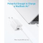Anker Cargador iPhone Carga Rapida de 33W, 323 Cargador USB C, Compacto con Dos Puertos para iPhone 16/15/14, 16/15/14 Pro MAX,
