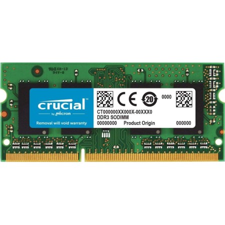 Crucial - PC3-12800 4G - RAM CT51264BF160BJ DDR3 1600 MHz CL11 Memoria Portátil