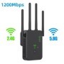 Repetidor WiFi de 1200Mbps, enrutador inalámbrico, amplificador de red