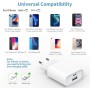 Cargador Carga Rapida for iPhone - 20W USB C Enchufe Rapido con 2M Cable Compatible for iPhone 14 13 12 11 Pro MAX Plus Mini XS