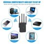 Repetidor WiFi de 1200Mbps, enrutador inalámbrico, amplificador de red