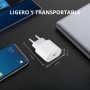 Cargador USB C 20W Carga Rápida PD 3.0, Cargador iPhone y Enchufe Compatible con iPhone 16/15/14/13/12/11 Pro MAX, SE, iPad,