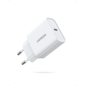 UGREEN 20W Cargador Carga Rapida, Enchufe USB Tipo C Compatible iPhone 16 Plus Max/15/14/13/12, iPad Pro/Mini, Galaxy